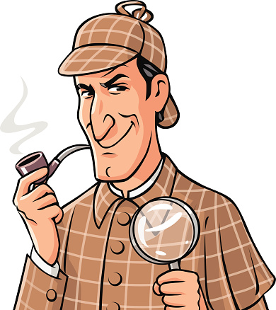 Sherlock Holmes Clip Art, Vector Images & Illustrations