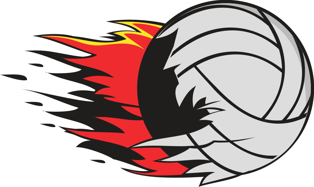 Flaming Volleyball Clipart - Free Clipart Images