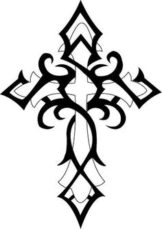 Tribal Cross Tattoos | Small Tribal Tattoos, Celtic Cros…