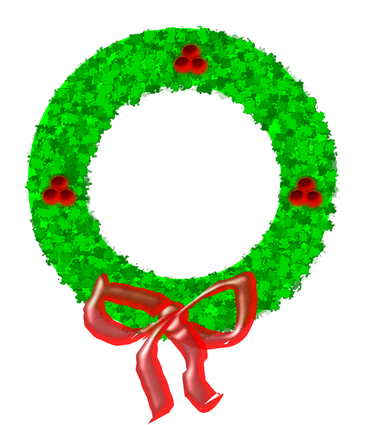 Christmas wreath clipart free graphic download - Clipartix