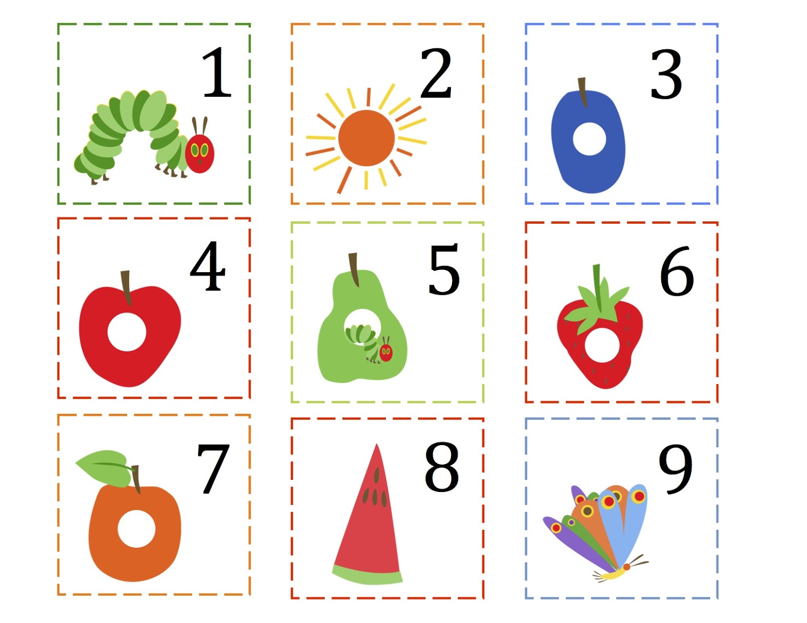 The Very Hungry Caterpillar Free Printables Printable Templates