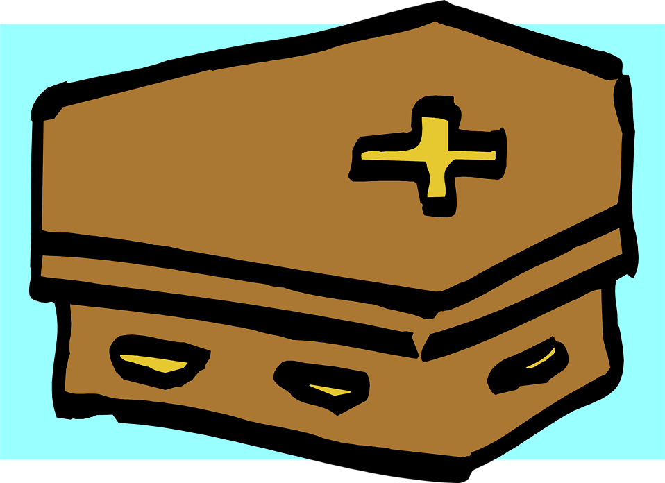 Coffin Vector | Free Download Clip Art | Free Clip Art | on ...