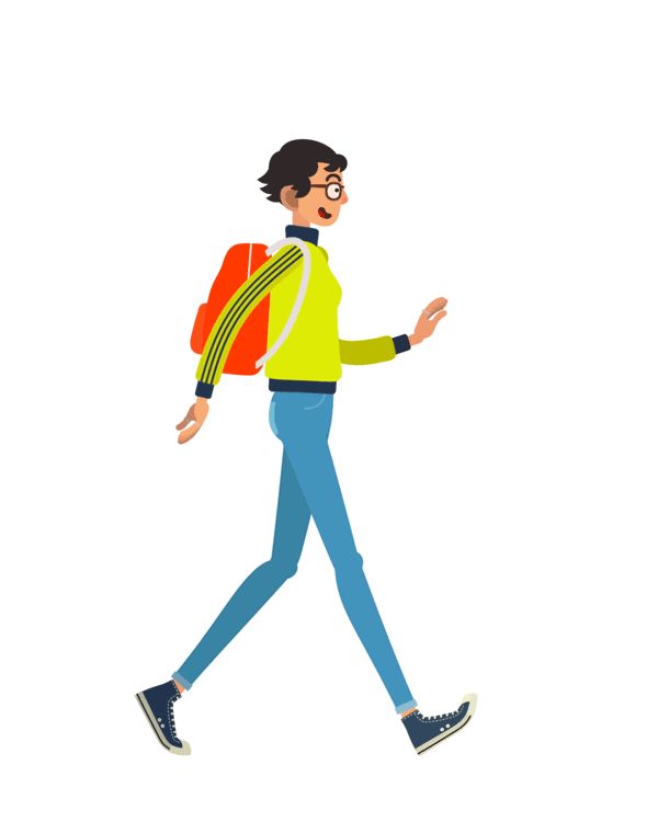 Walking Gif | Animation, Animated ...