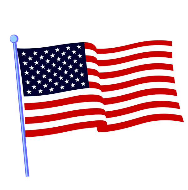American Flag Cartoon - ClipArt Best
