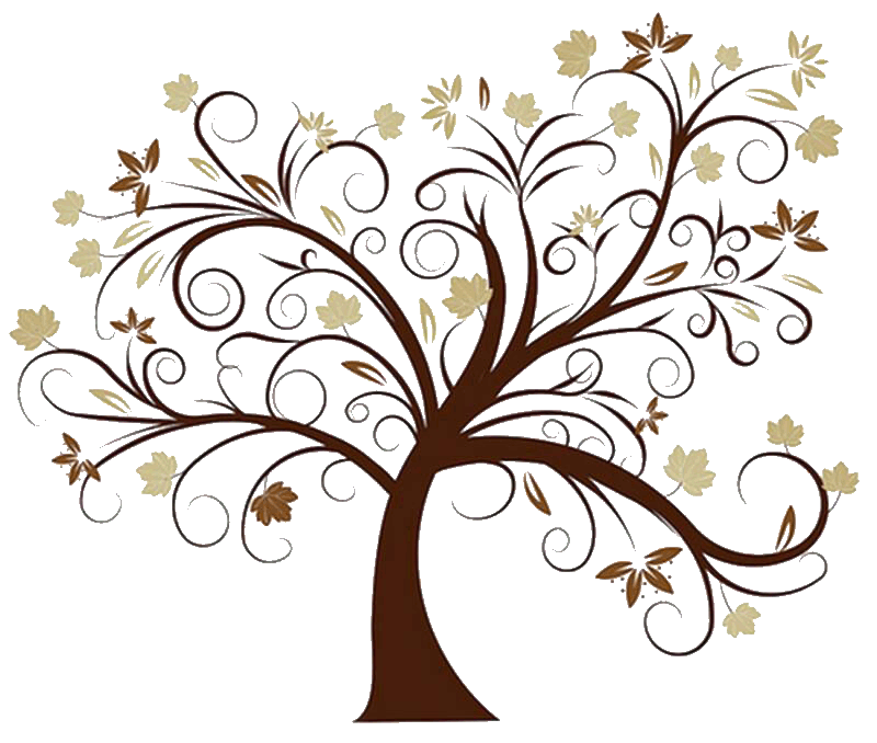 Family Reunion Tree With Roots Clipart