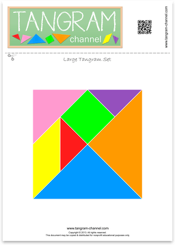 One set of tangram pieces - Free template - Providing teachers and ...