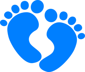 Baby feet clip art free