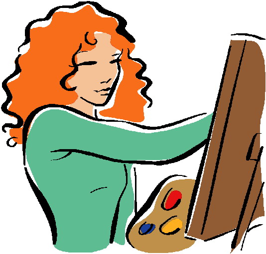 Art and artist clipart free