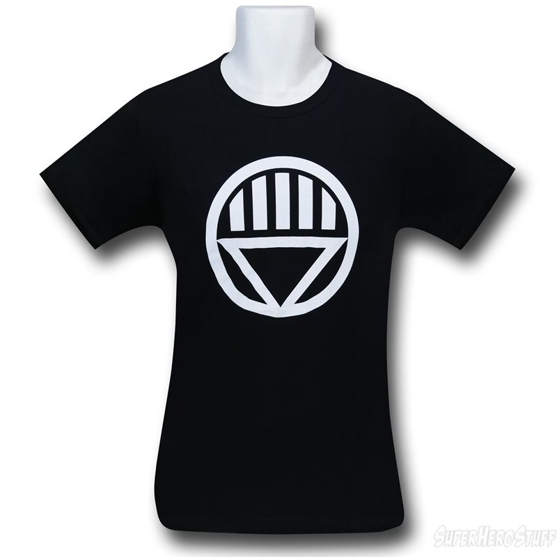 Black Lantern Big Symbol Black T-Shirt