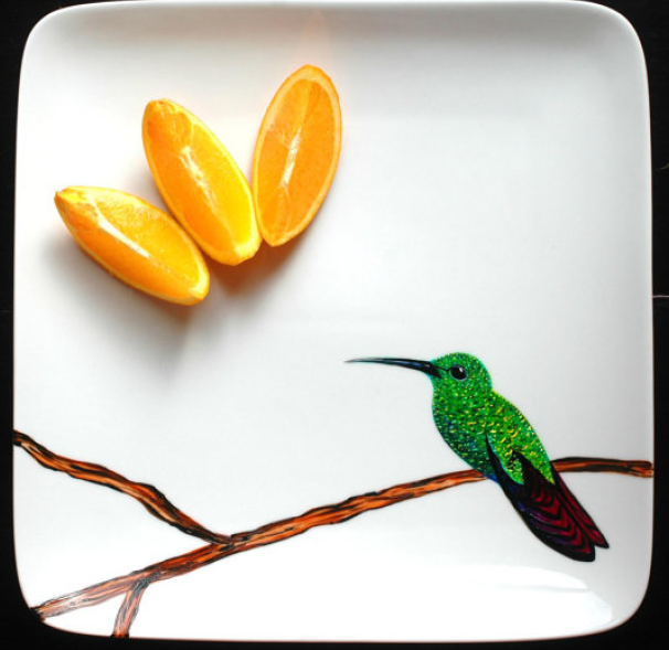 Mary Elizabeth Arts: How to Paint a Hummingbird in 12 steps