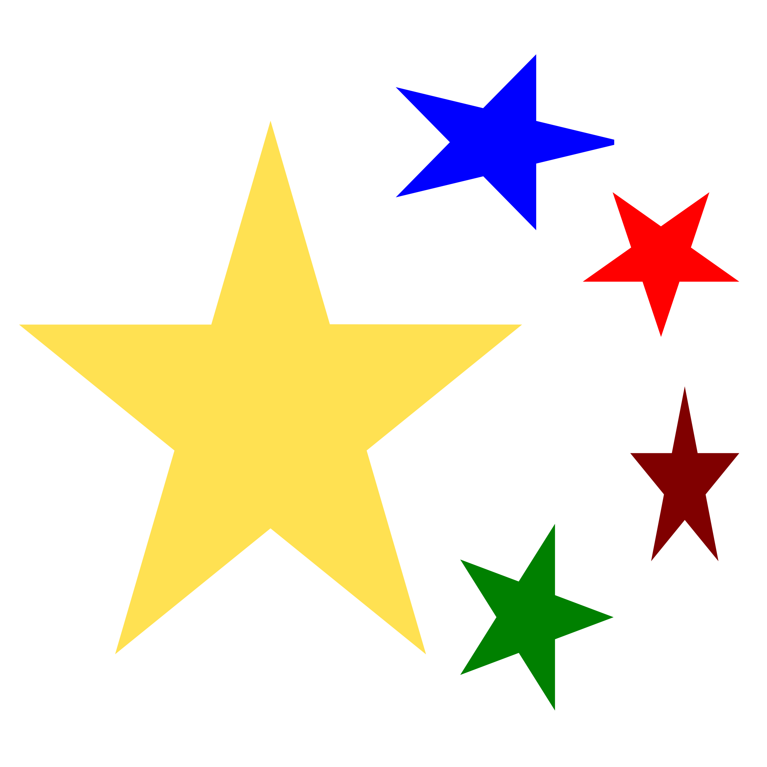 Yellow stars clipart png