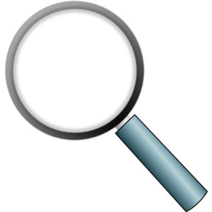 Clipart for magnifying glass