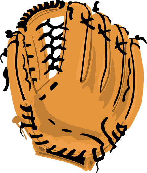 Baseball glove clipart free