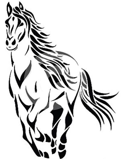 Tribal Horse Tattoo | Horse Tattoos ...