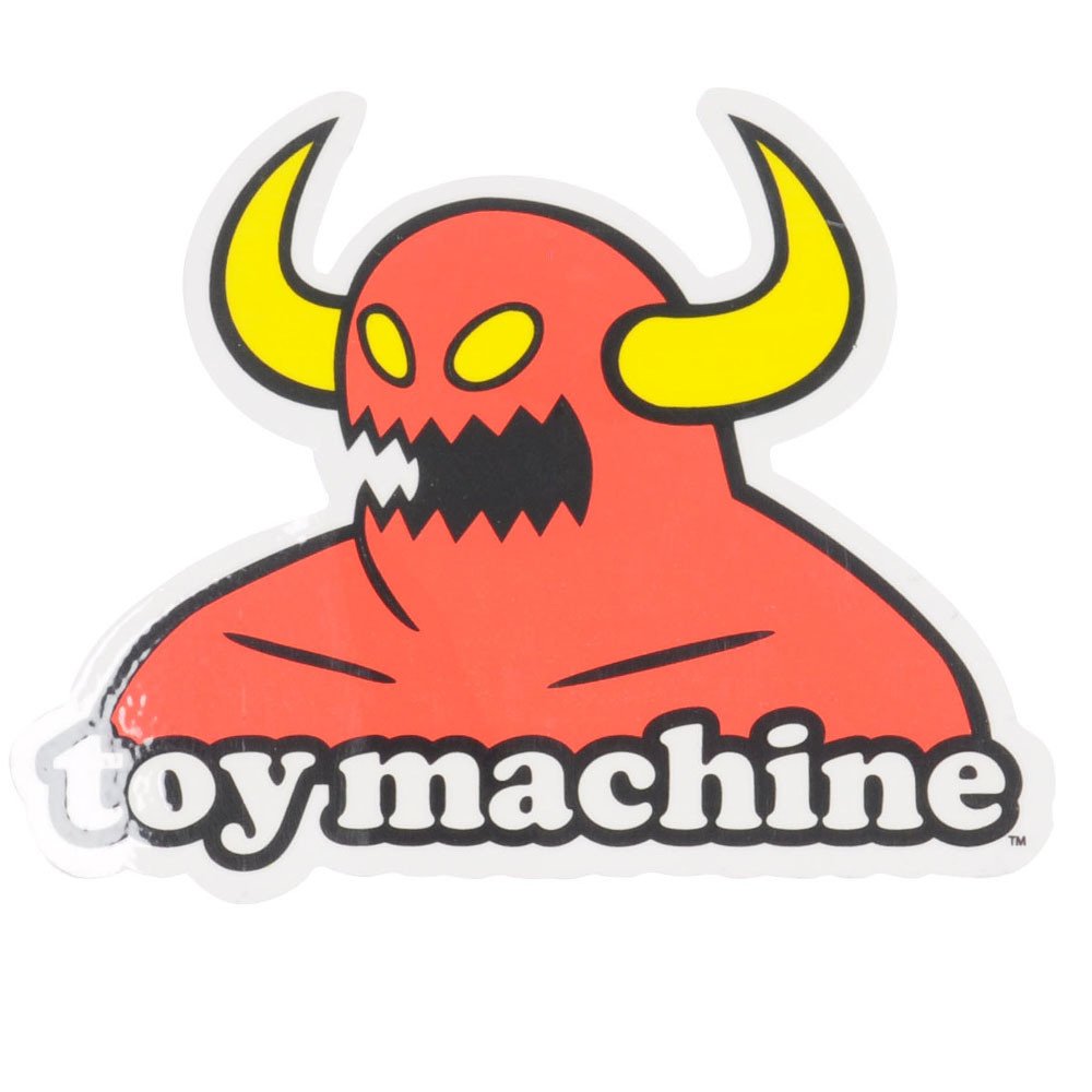 Toy Machine Monster Logo - Red/White - Sticker – ActionVillage