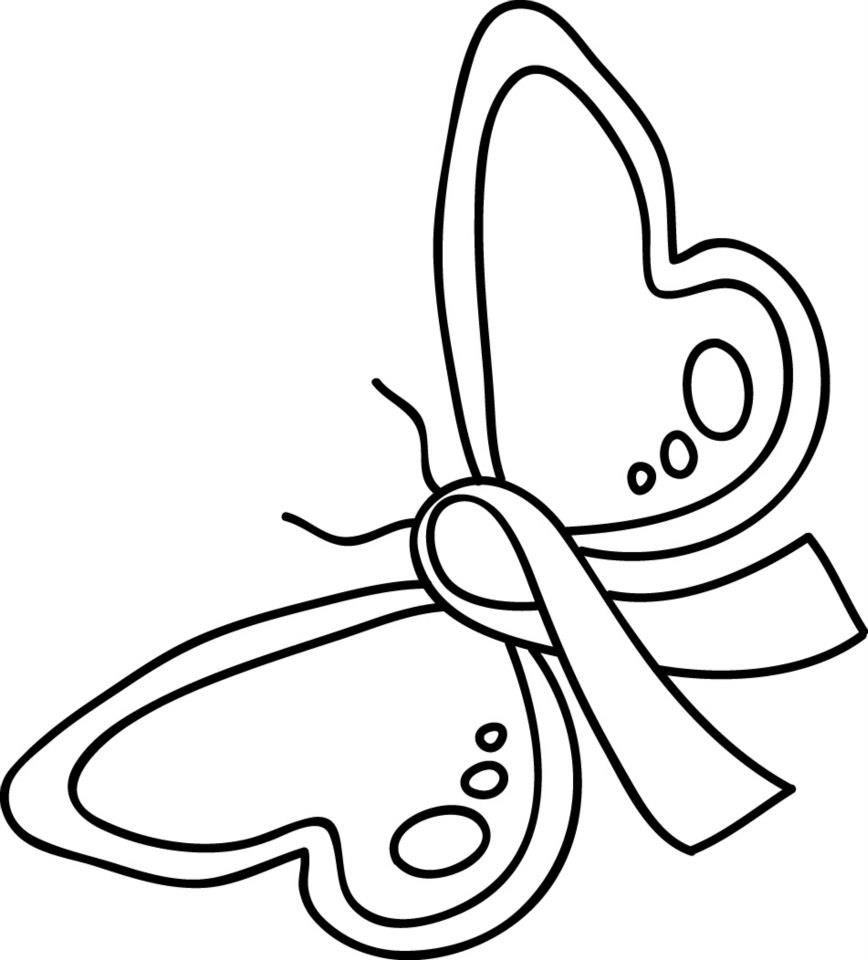 Ribbon Coloring Pages Page 1
