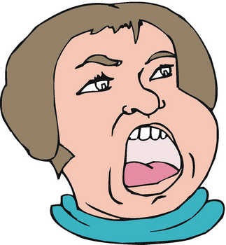 Angry Woman Cartoon | Free Download Clip Art | Free Clip Art | on ...