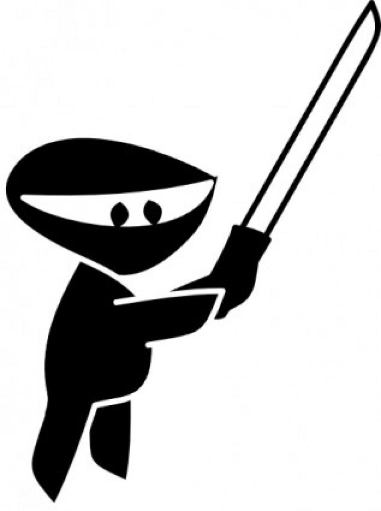 little ninja clip art free vector in open office drawing svg for ...