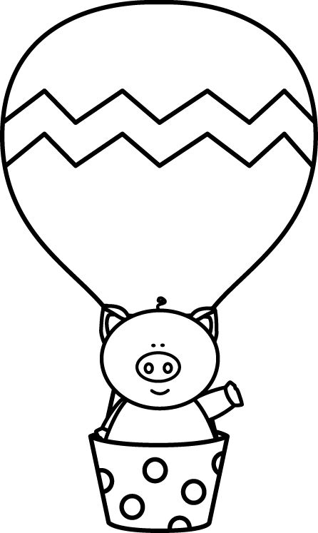 pig clipart black and white free - photo #50