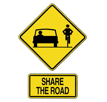 The CANADIAN DESIGN RESOURCE - Share the Road Street Sign