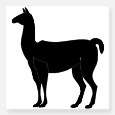 Alpaca Silhouette Bumper Stickers | Car Stickers, Decals, & More