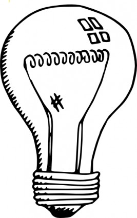 Light bulb clipart black and white free clipart - Clipartix