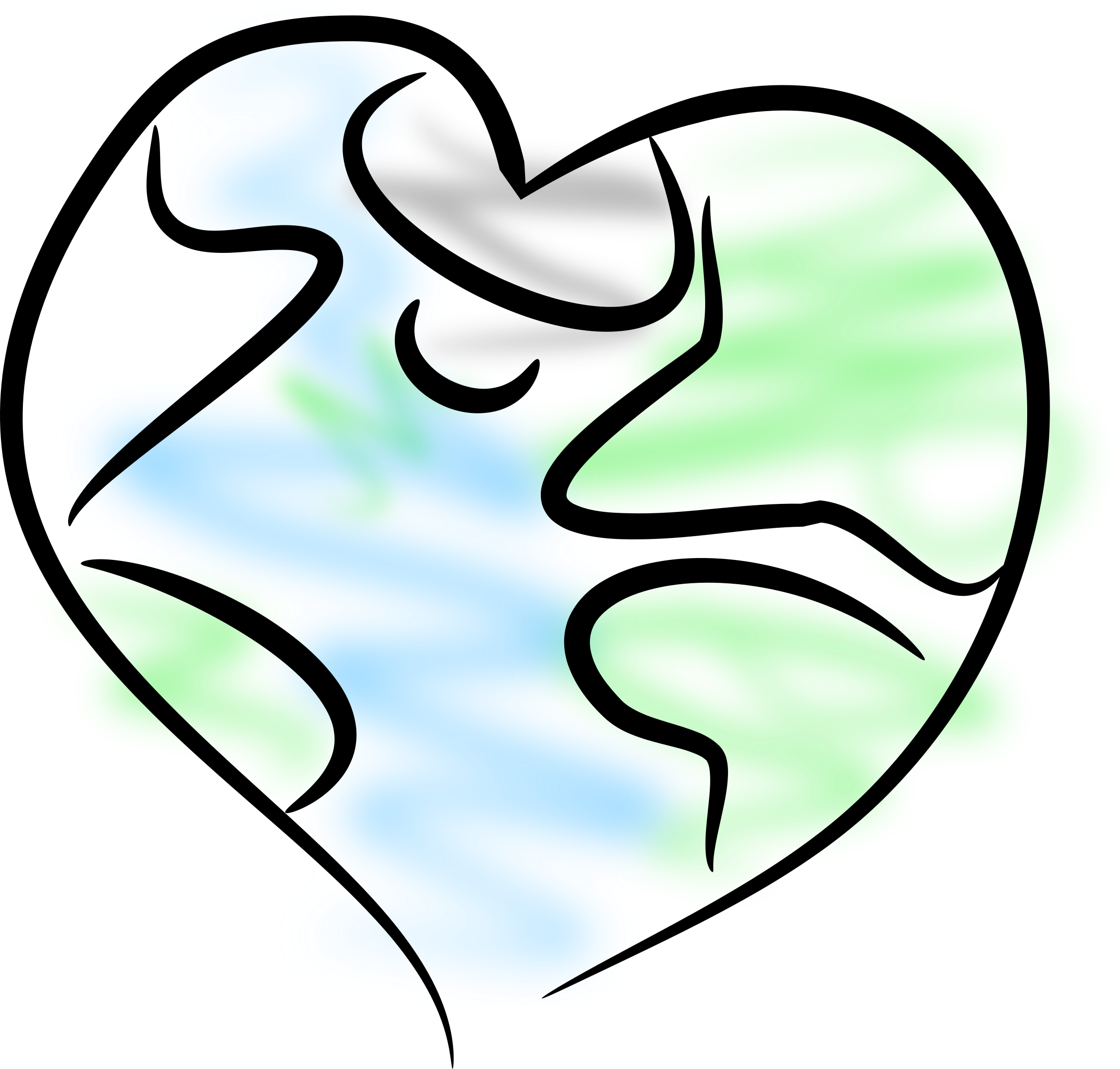 Clipart - Earth Heart