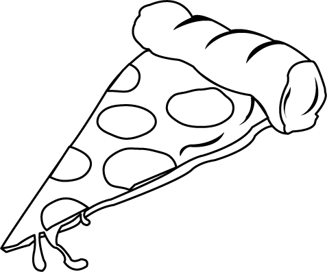 ClipArtFort: Food » Fast Food » A slice of pizza