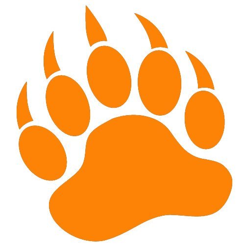 Orange Paw Print - ClipArt Best