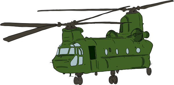 Chinook Helicopter Clip Art - vector clip art online ...