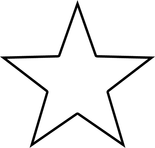 Star Outline Template - ClipArt Best