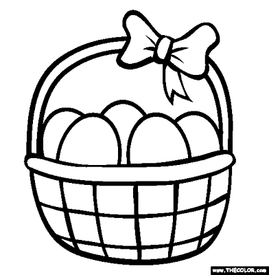 free printable easter basket coloring pages 6 printable easter ...