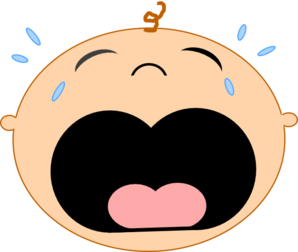 Cry baby clipart
