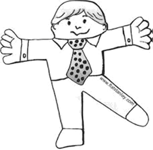 Best Photos of Flat Stanley Clip Art - Flat Stanley Template, Flat ...