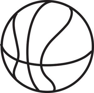 Basketball Clipart Outline