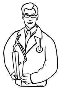 Physician clipart