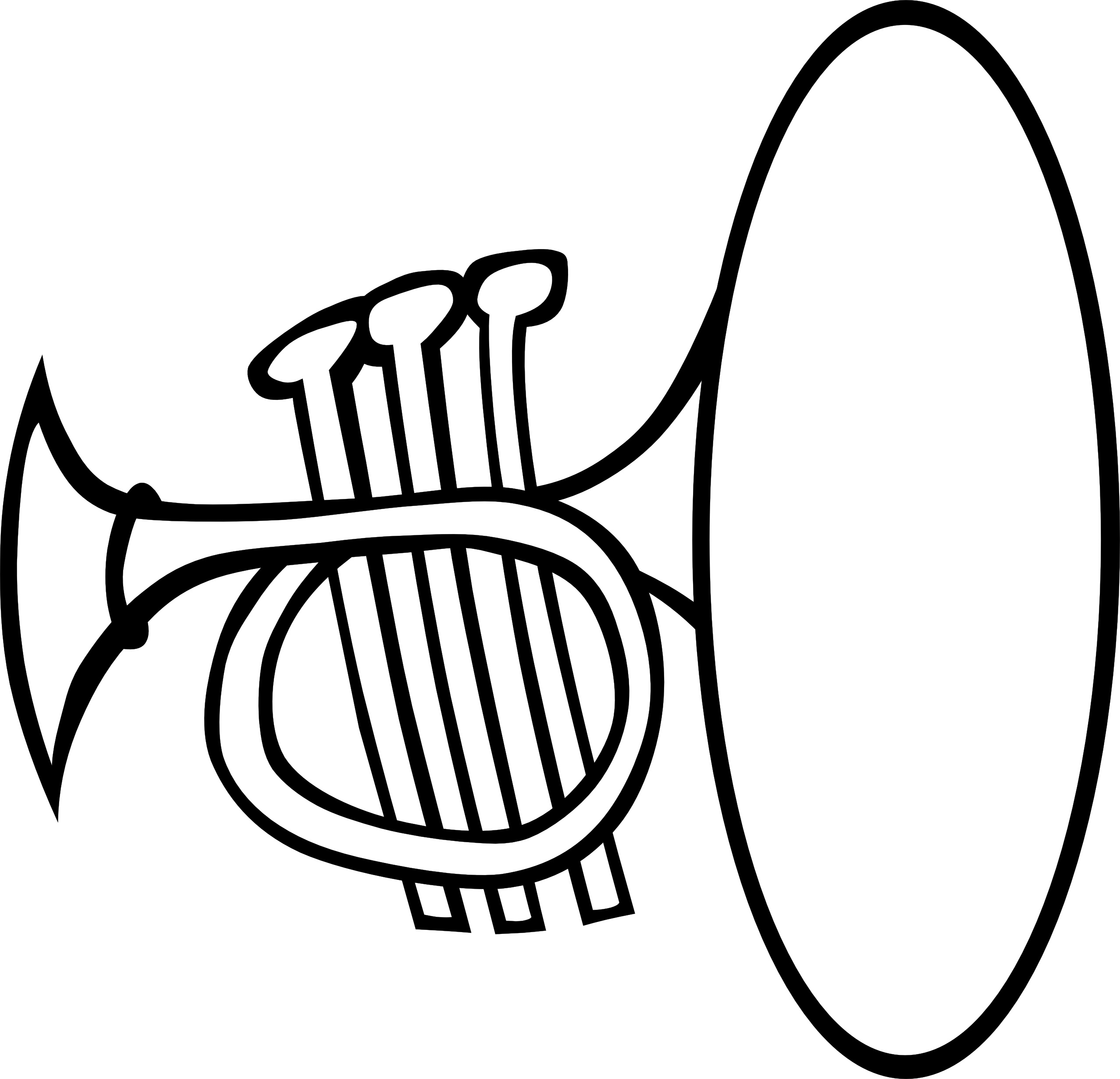 Music Instrument Clipart Black And White - Free ...