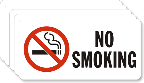 No Smoking Signs | No Smoking Stickers