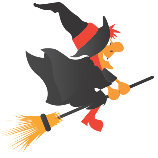 Witch broom Icon | Halloween Iconset | CSS Creme