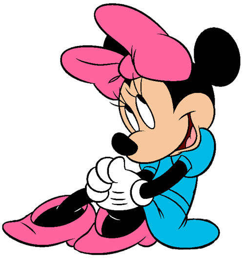 Mickey and minnie mouse clip art