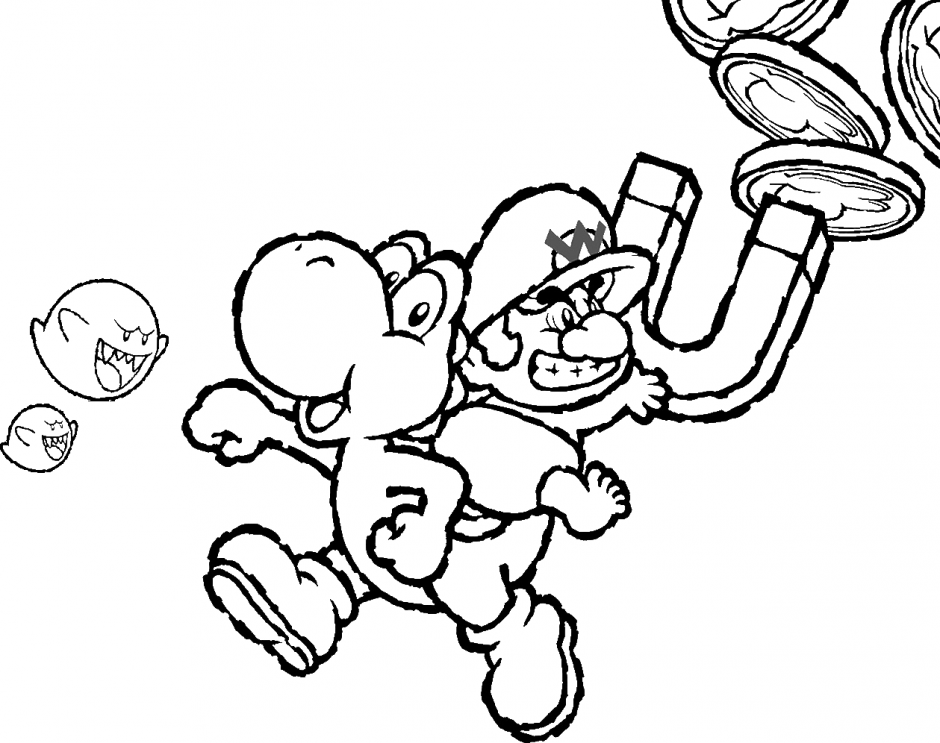 Mario Mansion Colouring - ClipArt Best