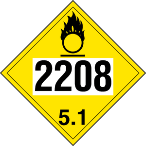 Hazmat Placard Clipart