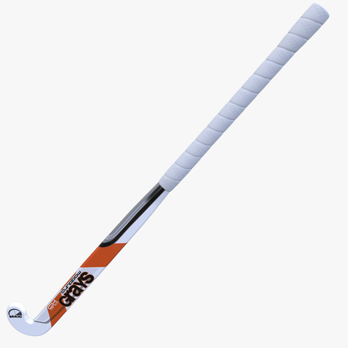 realistic hockey stick grass 3d model