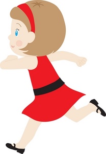 Girl Running Clipart - Free Clipart Images