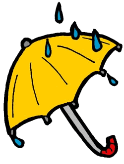 Umbrella rain clipart