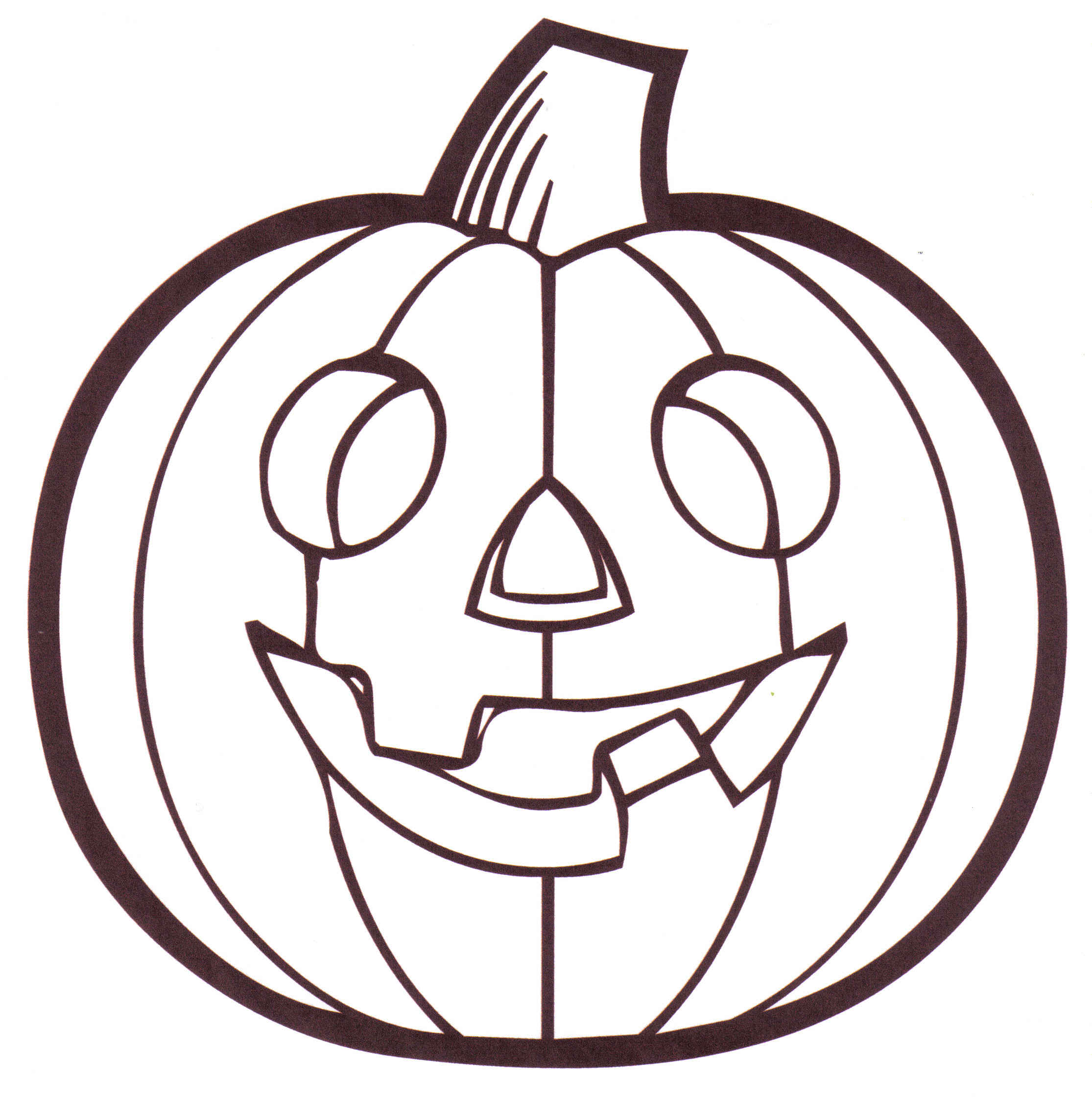 Pumpkin Line Drawing