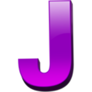 Letter J Icon 1 image - vector clip art online, royalty free ...