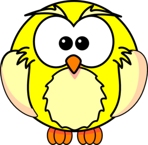 Yellow Owl clip art - vector clip art online, royalty free ...