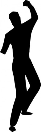 Dancing Silhouette clip art Vector clip art - Free vector for free ...