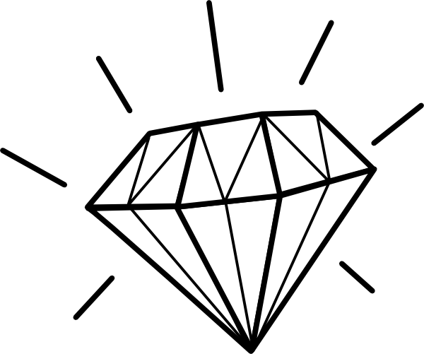 diamond clip art – post 2 | CEvector | free vector image source